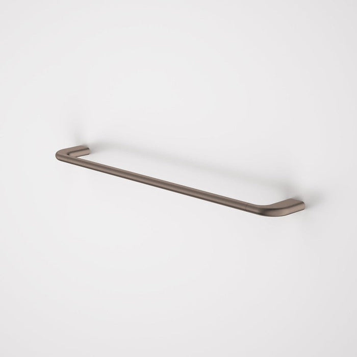 Caroma Contura II 620mm Single Towel Rail - Brushed Bronze-849033BBZ-blue-leaf-bathware