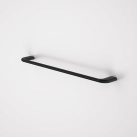 Caroma Contura II 620mm Single Towel Rail - Matte Black-849033B-blue-leaf-bathware