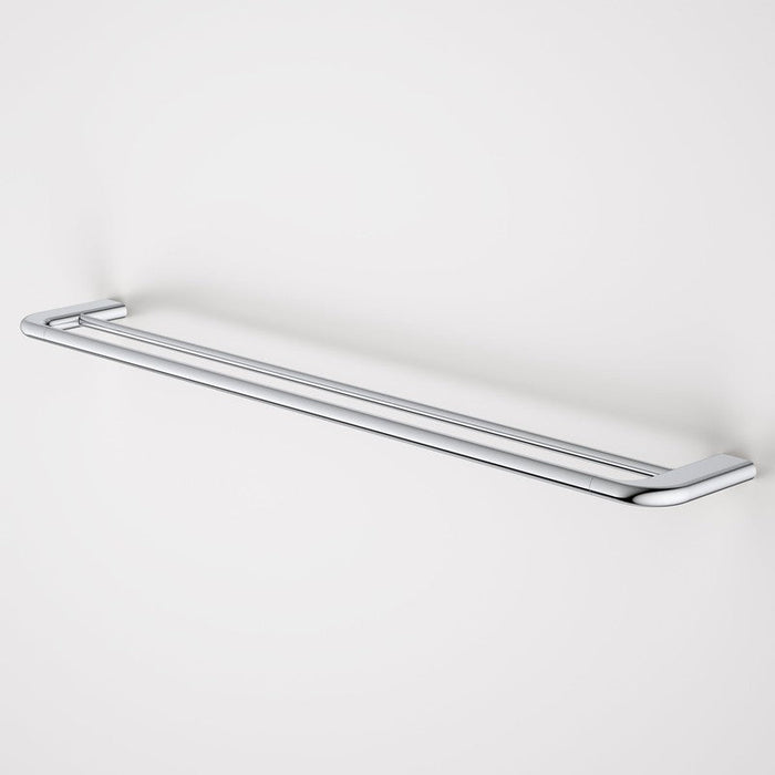 Caroma Contura II 820mm Double Towel Rail - Chrome-849036C-blue-leaf-bathware