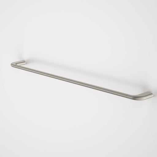 Caroma Contura II 820mm Single Towel Rail - Brushed Nickel-849034BN-blue-leaf-bathware