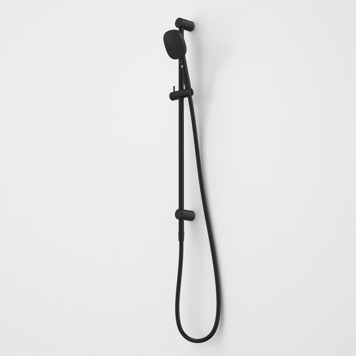 Caroma Contura II Rail Shower - Black-849081B4A-blue-leaf-bathware