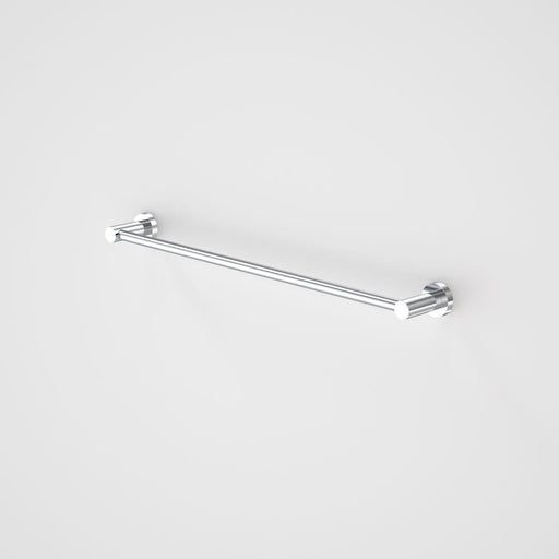 Caroma Cosmo Metal Single Towel Rail 630mm-306128C-blue-leaf-bathware