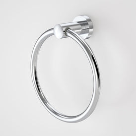 Caroma Cosmo Metal Towel Ring-305102C-blue-leaf-bathware