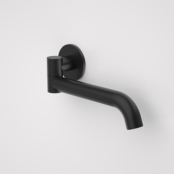 Caroma Liano II Bath Swivel Outlet Matte Black-96376B-blue-leaf-bathware