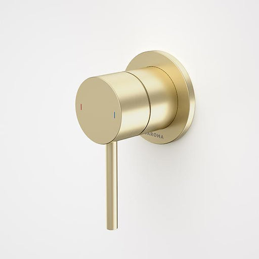 Caroma Liano II Bath/Shower Mixer Brushed Brass-96360BB-blue-leaf-bathware