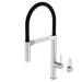 Caroma Liano II Pull Down Sink Mixer - Brushed Nickel-96381BN56A-blue-leaf-bathware