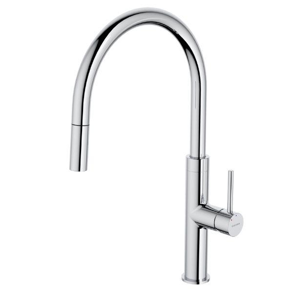 Caroma Liano II Pull Out Sink Mixer - Chrome-96380C56A-blue-leaf-bathware