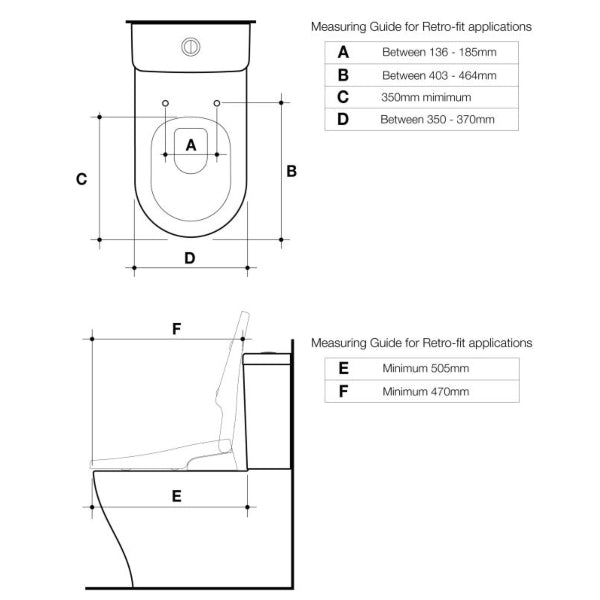 Caroma Livewell Electronic Bidet Seat-300070W-blue-leaf-bathware