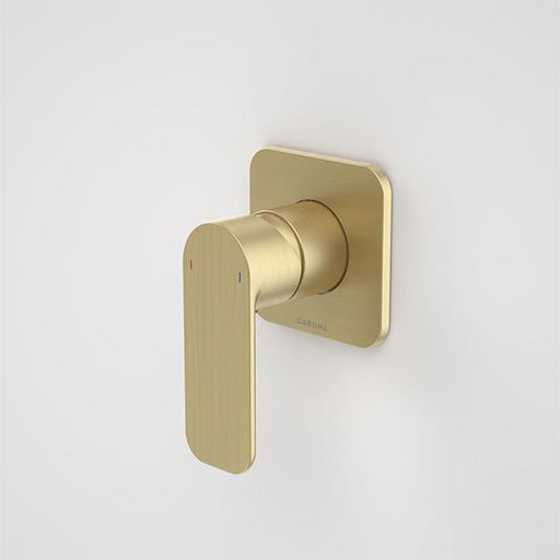 Caroma Luna Bath/Shower Mixer Brushed Brass-68184BB-blue-leaf-bathware