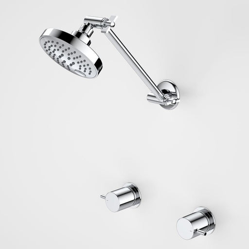 Caroma Luna Lever Shower Tap Set Chrome-90332C3A-blue-leaf-bathware