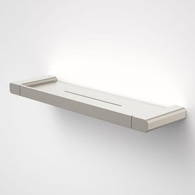 Caroma Luna Metal Shelf Brushed Nickel-99610BN-blue-leaf-bathware