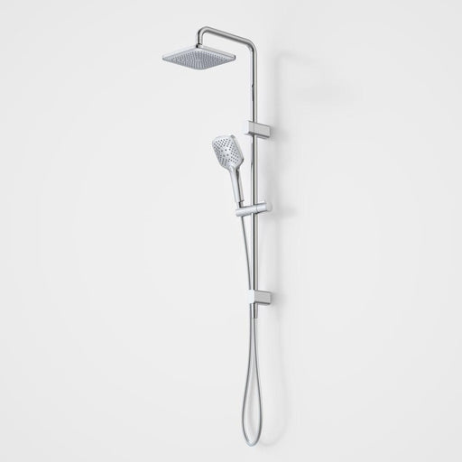 Caroma Luna Multifunction Rail Shower with Overhead Chrome-90383C4E-blue-leaf-bathware