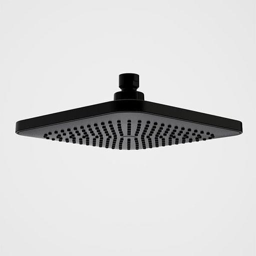 Caroma Luna Overhead Shower Head Black-90386BL4E-blue-leaf-bathware