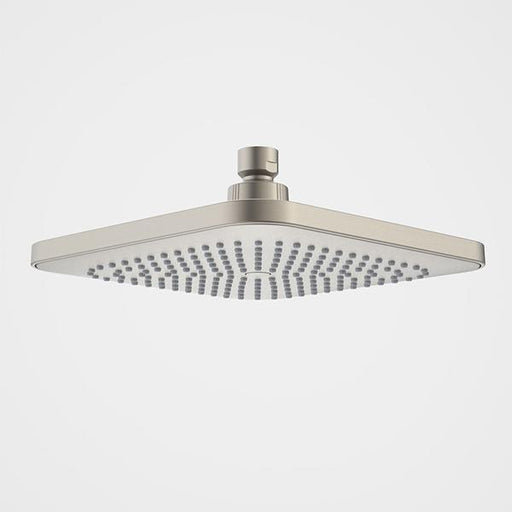 Caroma Luna Overhead Shower Head Brushed Nickel-90386BN4E-blue-leaf-bathware