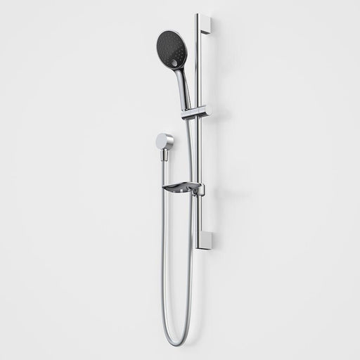 Caroma Pin Multifunction Rail Shower Black-87261B3A-blue-leaf-bathware