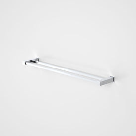 Caroma Quatro Double Towel Rail 620-90728C-blue-leaf-bathware