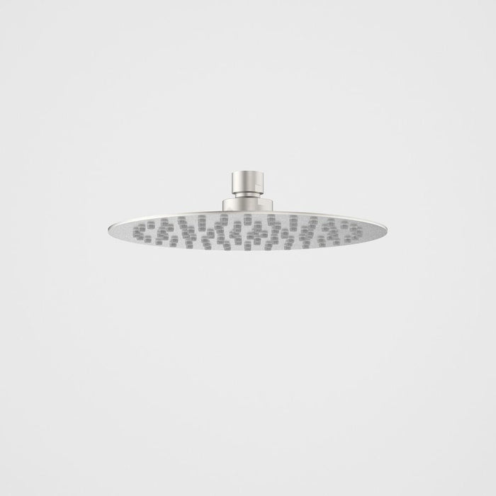 Caroma Urbane II 200mm Round Rain Shower - Brushed Nickel-99663BN4E-blue-leaf-bathware