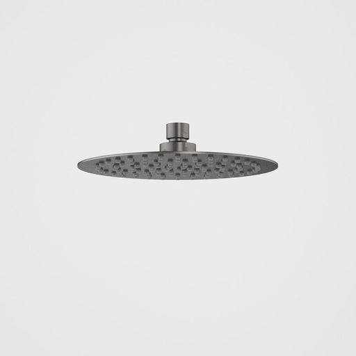 Caroma Urbane II 200mm Round Rain Shower - Gun Metal-99663GM4E-blue-leaf-bathware