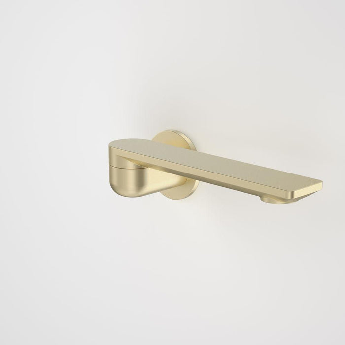 Caroma Urbane II 220mm Bath Swivel Outlet Round Plate - Brushed Brass-99669BB-blue-leaf-bathware