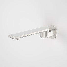Caroma Urbane II 220mm Bath Swivel Outlet Round Plate - Brushed Nickel-99669BN-blue-leaf-bathware