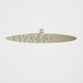 Caroma Urbane II 300mm Round Rain Shower - Brushed Brass-99634BB3A-blue-leaf-bathware