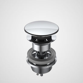 Caroma Urbane II Basin Dome Pop-Up Plug & Waste - Chrome-687330C-blue-leaf-bathware
