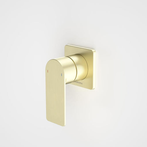 Caroma Urbane II Bath / Shower Mixer Square Plate - Brushed Brass-99649BB-blue-leaf-bathware