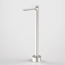 Caroma Urbane II Freestanding Bath Filler - Brushed Nickel-98611BN-blue-leaf-bathware