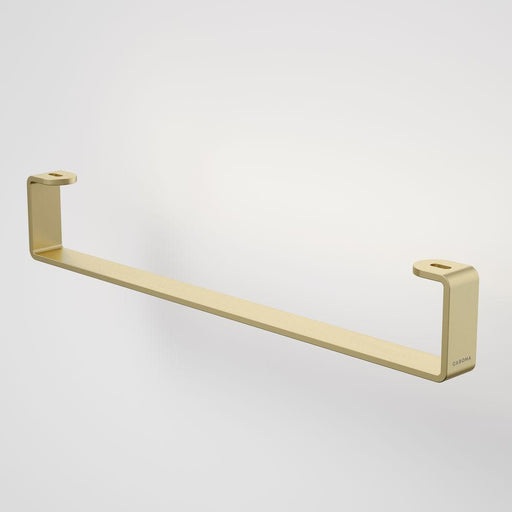 Caroma Urbane II Hand Wall Basin Integrated Rail - Brushed Brass-99623BB-blue-leaf-bathware