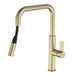 Caroma Urbane II Pull Out Sink Mixer - Brushed Brass-99672BB56A-blue-leaf-bathware