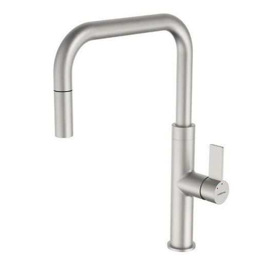 Caroma Urbane II Pull Out Sink Mixer - Brushed Nickel-99672BN56A-blue-leaf-bathware