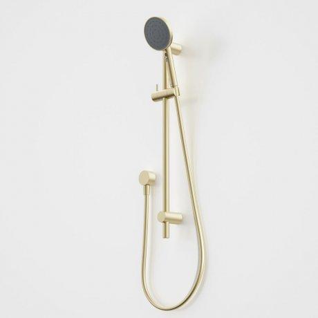 Caroma Urbane II Rail Shower - Brushed Brass-99631BB4E-blue-leaf-bathware