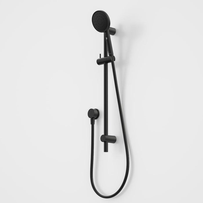 Caroma Urbane II Rail Shower - Matte Black-99631B4E-blue-leaf-bathware