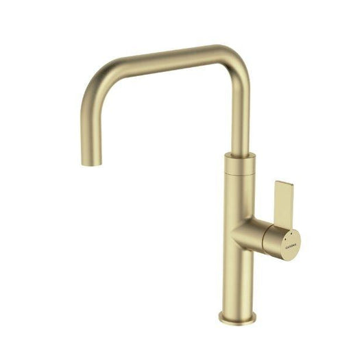 Caroma Urbane II Sink Mixer - Brushed Brass-99671BB56A-blue-leaf-bathware