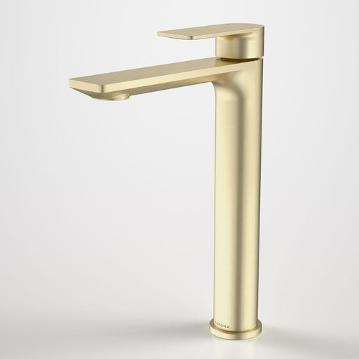 Caroma Urbane II Tower Basin Mixer - Brushed Brass-98609BB6A-blue-leaf-bathware