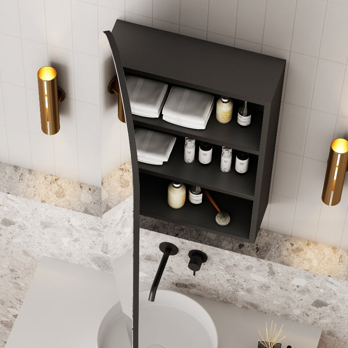 Cassa Design Archied Shaving Cabinet - Matte Black