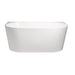 Cassa Design Auris Round Back to Wall Bathtub-blue-leaf-bathware