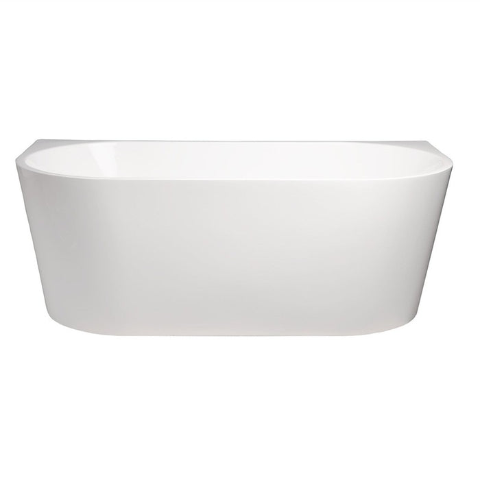 Cassa Design Auris Round Back to Wall Bathtub-blue-leaf-bathware