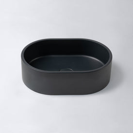 Eight Quarters basins - Concrete Mini Pod Charcoal