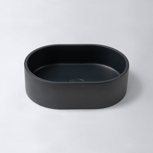 Eight Quarters basins - Concrete Mini Pod Charcoal