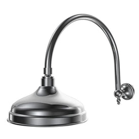 Parisi Hermitage Shower Head & Curved Arm