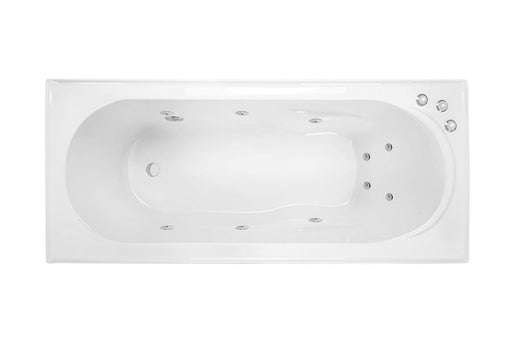 Decina Adatto 1650 Santai 10 Jet White Spa Bath-AD1650SAN10JW-blue-leaf-bathware