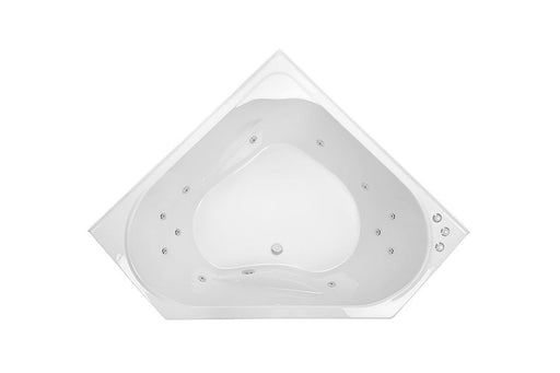 Decina Angelique 1295 Santai 12 Jet White Spa Bath-AN1295SAN12JW-blue-leaf-bathware