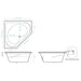 Decina Angelique 1465 Santai 12 Jet Spa Bath-AN1465SAN12JW-blue-leaf-bathware