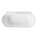 Decina Aurora Back To Wall Bath-blue-leaf-bathware