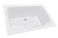 Decina Azzurro 1200 Shower Bath - White-AZ1200WN-blue-leaf-bathware