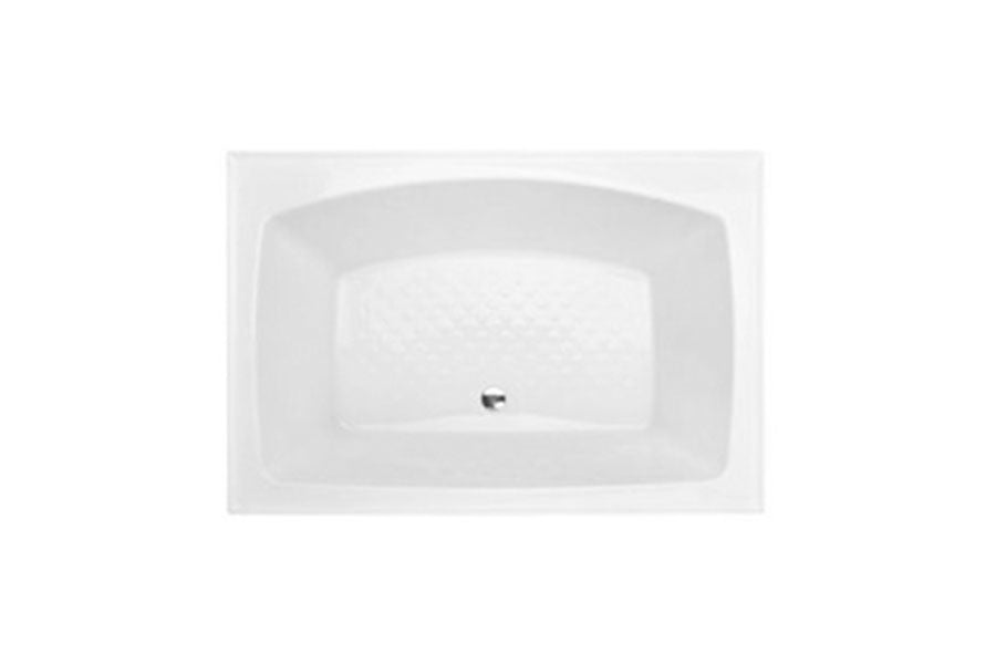 Decina Azzurro 1200 Shower Bath - White-AZ1200WN-blue-leaf-bathware