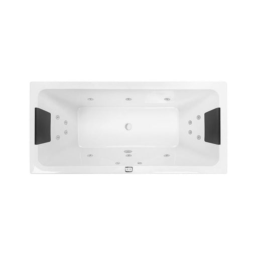 Decina Carina 1675 Contour 14 Jet Spa Bath-CA1675CNSPAWC-blue-leaf-bathware