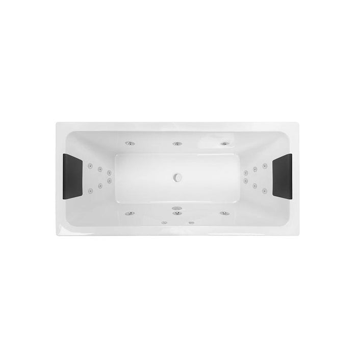 Decina Carina 1750 Dolce Vita 18 Jet Spa Bath-CA1750DVSPAWC-blue-leaf-bathware