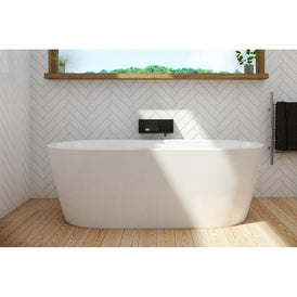 Decina Cool 1500 Freestanding Bath-CO1500W-blue-leaf-bathware
